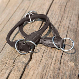 Produktbild von Kieffer Hunde-Halsband Hundehalsband Ultrasoft, rundgenäht braun - 55 cm