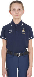 Kinder Reit-Poloshirt Equestro X FISE – Bild 1 von 6