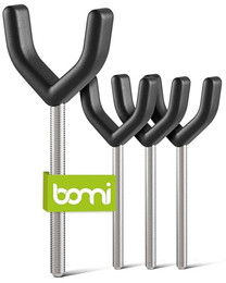 Produktbild von Kindersicherung für BOMI Türgitter am Treppengeländer mit 4 Metall-Adaptern M8 Gewinde