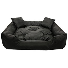 Produktbild von KingDog Ecco Hunde- und Katzenbett mit Kissen wasserdichtes Nylon