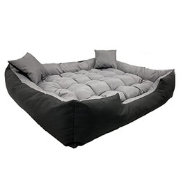 Produktbild von KingDog Ecco Hunde- und Katzenbett mit Kissen wasserdichtes Nylon