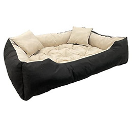 Produktbild von KingDog Ecco Hunde- und Katzenbett mit Kissen wasserdichtes Nylon