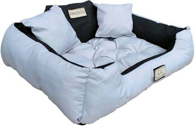 Produktbild von KingDog Hunde- und Katzenbett 3XL mit zwei Kissen