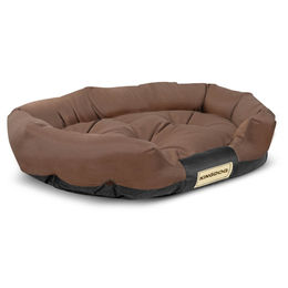 KingDog Prestige Hundebett Oval Wasserdichtes PVC Codura – Bild 1 von 4