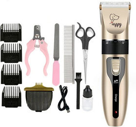 Produktbild von KINSI Hundeschermaschine Haustier Haarschneidemaschine - Leise & schonend für Hund und Katze, 5 Stufen Geschwindigkeit & scharfe Klinge für gleichmäßigen Schnitt