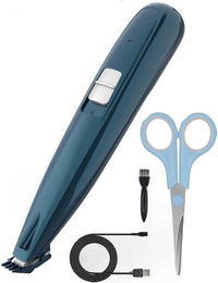 Produktbild von KINSI Hundeschermaschine Rasierer für Haustiere, 5 Stück mit Fußhaarschneideraufsatz, Professionelles Tierpflege-Haarschneider, ausgestattet mit LED-Licht