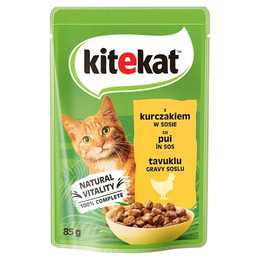 Produktbild von KITEKAT Huhn in Soße für adulte Katzen - 85 g