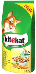 Produktbild von KITEKAT Katzentrockenfutter Huhn und Gemüse - 12 kg