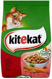 Produktbild von KITEKAT Katzentrockenfutter mit Rindfleisch und Gemüse - 300 g