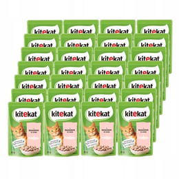 Produktbild von KITEKAT Lachs in Sauce Nassfutter für Katzen - 28 x 85 g