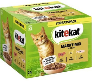 Produktbild von Kitekat Markt-Mix in Gelee - 24 x 85 g