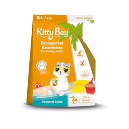 Produktbild von Kitty Bay Pawperol Spritz Öko Katzenstreu Tofu und Maniok - 10 l