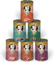 Produktbild von KITTY Cat Adult Pate 6 x 400 g - Mixpaket II (6 Sorten)