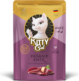 Produktbild von KITTY Cat Paté Fasan & Ente - 6 x 85 g