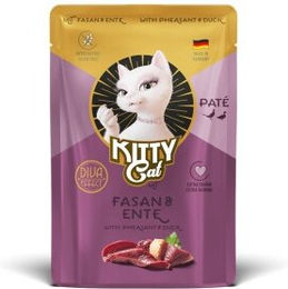 KittyCat Nassfutter Katze, Adult, Paté Ente und Fasan 6x85 g – Bild 1 von 3