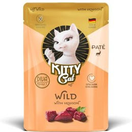 Produktbild von KittyCat Nassfutter Katze, Adult, Paté Wild 6x85 g