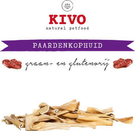 Kivo Pferdekopfhaut Streifen - 200 g – Bild 1 von 2