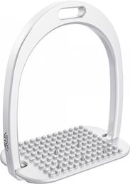 Produktbild von Klassische Aluminium Reitsteigbügel mit geneigtem Boden und Edelstahlspitzen für Kinder Alfa Jump