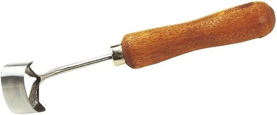 Produktbild von Klauenmesser mit Holzgriff und Stahlklinge