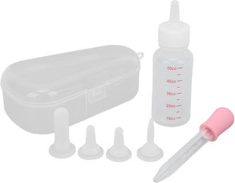 Produktbild von Kleine Haustier-Aufzuchtflasche Nippeltyp Tragbare Aufzucht-Fütterungsflasche für Welpen Eichhörnchen