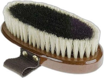 Produktbild von Kleine, weiche Bürste mit Naturborsten für Pferde Horze