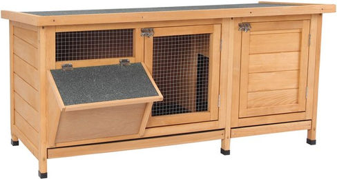 Produktbild von Kleintierstall Hasenstall mit Futterfach