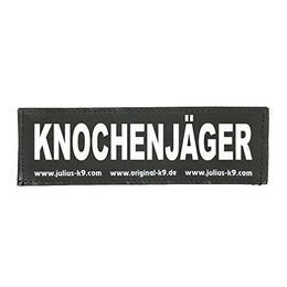 Produktbild von Klettaufschrift KNOCHENJÄGER klein Schwarz