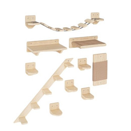 Produktbild von Kletterwand Katzen Wandliege Katzenbett Katzenregal Wandmontage XXL