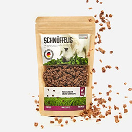 Produktbild von KNAUDER'S Best Hundeleckerli Schnüffelis Pferd - 100 g