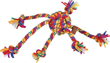 Produktbild von Knotenspielzeug für Hunde in Oktopusform Zolux Rainbow