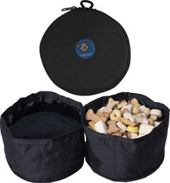 Knuffelwuff 2 in 1 faltbarer Reisenapf 2x 2 Liter – Bild 1 von 3