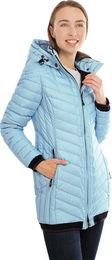 Knuffelwuff Damen Übergangsjacke Brooklyn hellblau – Bild 1 von 9