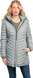 Knuffelwuff Damen Übergangsjacke Brooklyn hellgrau – Bild 1 von 9