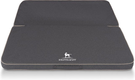 Produktbild von Knuffelwuff Faltbare Orthopädische Hundematte Roanoke aus Kunstleder anthrazit M-L