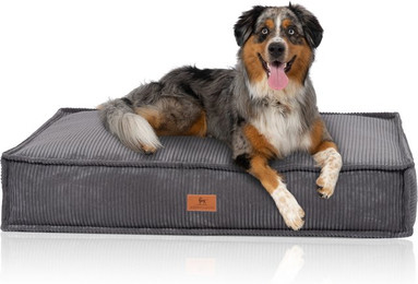 Produktbild von Knuffelwuff Hundekissen Lesedi aus Cord mit Handwebcharakter - 135 cm