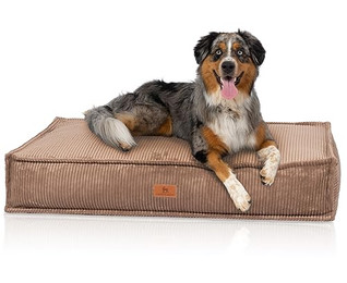 Produktbild von Knuffelwuff Hundekissen Lesedi aus Cord mit Handwebcharakter - 100 cm