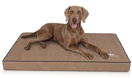 Produktbild von Knuffelwuff orthopädische Hundematte Palomino aus Kunstleder