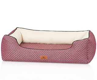 Produktbild von Knuffelwuff Orthopädisches Design Hundebett Sanford XXXL 155 x 105 cm Rot