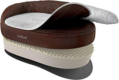 Produktbild von Knuffelwuff Orthopädisches Hundebett Jessy aus Nylongewebe braun XL
