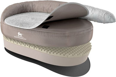 Knuffelwuff Orthopädisches Hundebett Jessy aus Nylongewebe M-L – Bild 1 von 4