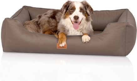 Produktbild von Knuffelwuff orthopädisches Hundebett Lovelock aus Kunstleder
