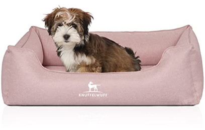 Produktbild von Knuffelwuff Orthopädisches Hundebett Luisa aus Velours Sunshine Edition M-L