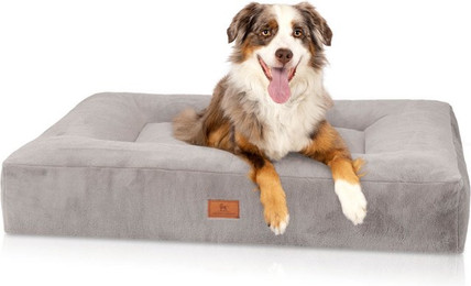 Produktbild von Knuffelwuff orthopädisches Hundebett Midland XL 100 x 80 cm Grau