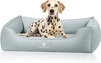 Knuffelwuff orthopädisches Hundebett Oliver aus pflegeleichtem Easy Clean Stoff in Wildlederoptik... – Bild 1 von 3