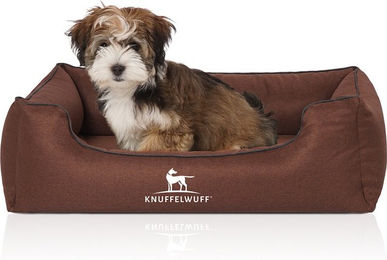 Produktbild von Knuffelwuff Orthopädisches Hundebett Wippo aus Velours mit Handwebcharakter