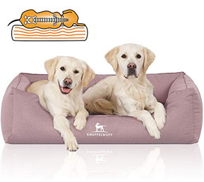 Produktbild von Knuffelwuff Orthopädisches Wasserabweisendes Hundebett Leon XXL 120 x 85 cm Rosa - 1 Stk.