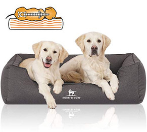 Produktbild von Knuffelwuff Orthopädisches Wasserabweisendes Hundebett Leon XXXL Anthrazit