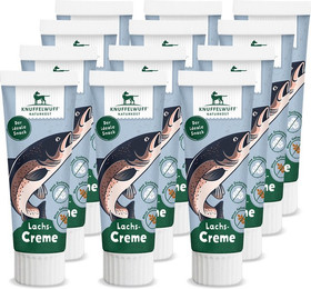 Produktbild von Knuffelwuff Tuben Snack Lachs 12 Stück