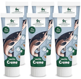 Produktbild von Knuffelwuff Tuben Snack Lachs 6 Stück