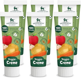 Produktbild von Knuffelwuff Tuben Snack Veggiecreme 6 Stück